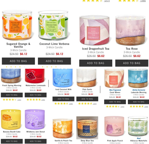 Bath & Bodyworks Candles 75% Off Plus Extra Code Run Your Butts