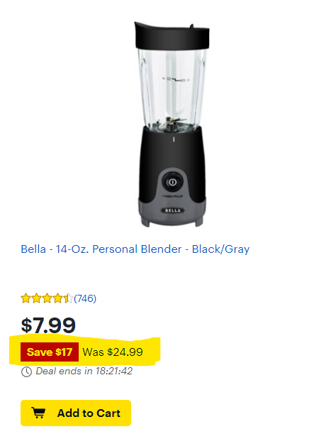 Personal Blender Only $7.99 Today Only At Best Buy!