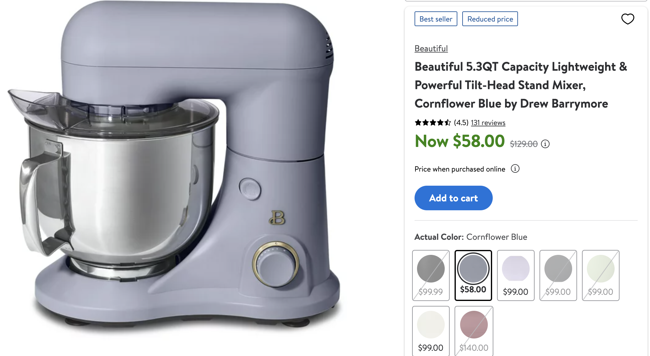 Beautiful Stand Mixer by Drew Barrymore HUGE Price Drop! Screenshot 2023 03 07 At 6.42.20 Am