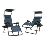 Screenshot 2023 06 18 at 09 18 24 Bliss Hammocks Set of 2 Gravity Free Chairs W  Canopy Drink Tray and Pillow 26 in. Wide Weather Rust Resistant 300 lb. Capacity Denim Blue Walmart.com