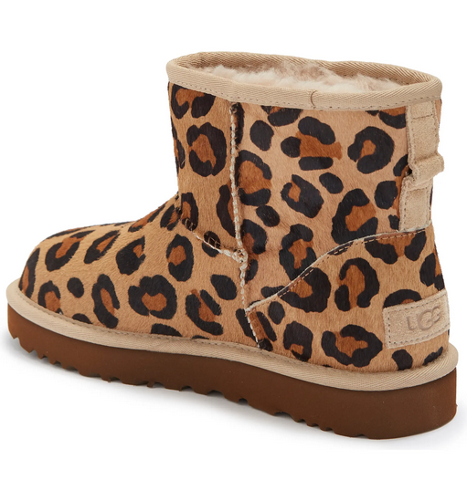 Screenshot 2023 10 26 at 09 59 02 UGG® Leopard Print Genuine Calf Hair Classic Mini Boot (Women) Nordstromrack