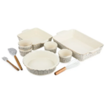 Screenshot 2023 11 30 at 17 18 14 Thyme & Table 10 Piece Ceramic Bakeware Set with Pointed Spatulas & Whisk   Walmart.com