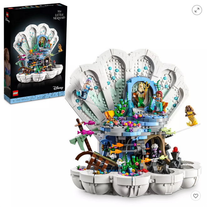 Screenshot 2023 12 08 at 09 08 19 LEGO Disney The Little Mermaid Royal Clamshell Collectible Model 43225