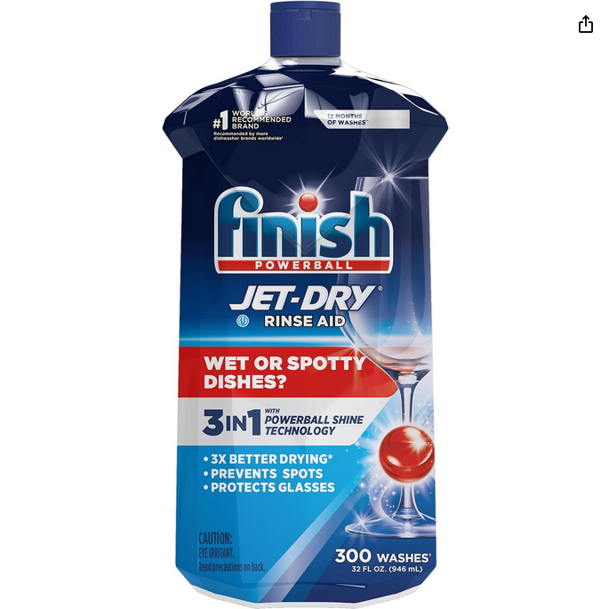 Screenshot 2023 12 08 at 10 25 57 Amazon.com Finish Jet dry Rinse Agent Liquid Ounce Blue 32 Fl Oz (Packaging May Vary) Citrus Everything Else
