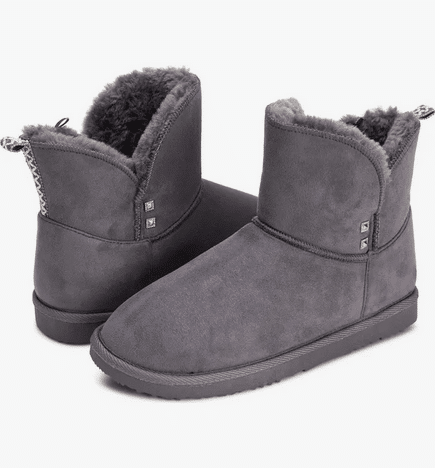 Womens Faux Fur Lined Ankle Boots Only $19.99!