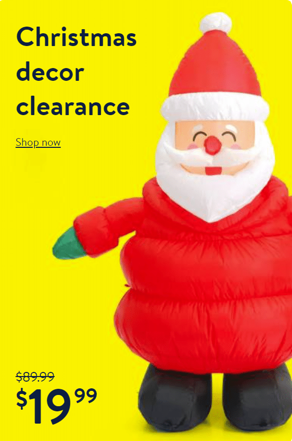 Walmart Christmas Decor Clearance Has Started Online