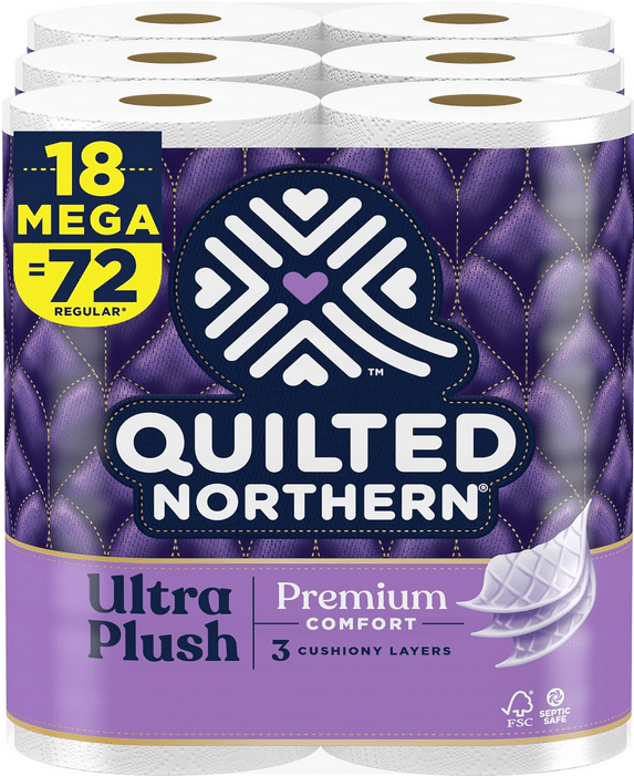Screenshot 2024 01 12 at 11 24 27 Amazon.com Quilted Northern Ultra Plush Toilet Paper 18 Mega Rolls 72 Regular Rolls Health & Household