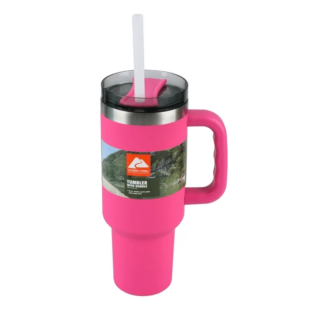 Screenshot 2024 01 15 at 11 15 47 Ozark Trail 40 oz Vacuum Insulated Stainless Steel Tumbler Hot Pink   Walmart.com