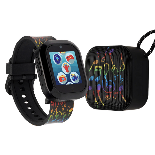 Screenshot 2024 01 19 at 12 15 39 iTech Jr Kids Boys Musical Notes Silicone Strap Smartwatch and LED Bluetooth Speaker   Walmart.com