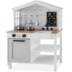 Screenshot 2024 01 27 at 16 52 44 Best Choice Products Farmhouse Play Kitchen Toy for Kids w  Chalkboard Storage Shelves 5 Accessories   Beveled White   Walmart.com