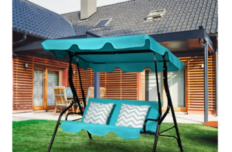 Screenshot 2024 03 20 at 11 30 18 Costway Patio 3 Seats Canopy Swing Glider Hammock Cushioned Backyard Blue Walmart.com