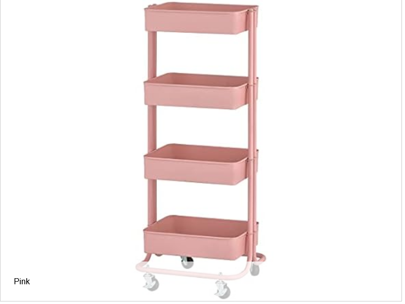 Screenshot 2024 04 02 at 10 30 47 ECR4Kids 4 Tier Rolling Utility Cart $24.99 Free shipping for Prime members