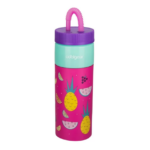 Screenshot 2024 04 04 at 09 16 24 Cool Gear 24oz Plastic Retro Squishy Water Bottle Fruits Pink with Foam Grip and Resealable Straw Walmart.com