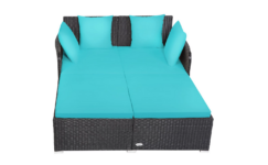 Screenshot 2024 05 02 at 08 51 27 Costway Outdoor Patio Rattan Daybed Pillows Cushioned Sofa Furniture Turquoise Walmart.com