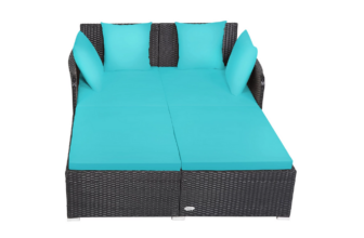 Screenshot 2024 05 02 at 08 51 27 Costway Outdoor Patio Rattan Daybed Pillows Cushioned Sofa Furniture Turquoise Walmart.com