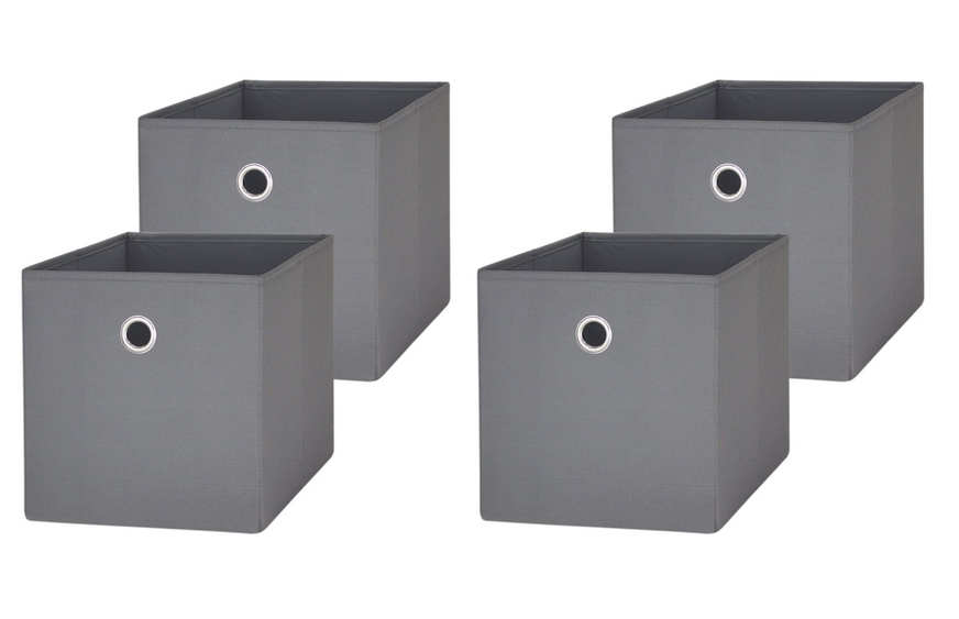 Screenshot 2024 05 09 at 08 44 28 Mainstays Collapsible Fabric Cube Storage Bins (10.5 x 10.5 ) 4 pack Grey Flannel Walmart.com