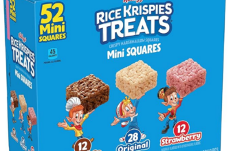 Screenshot 2024 05 21 at 08 52 09 Amazon.com Rice Krispies Treats Mini Squares Kids Snacks Lunch Snacks Variety Pack 20.1oz Box (52 Bars) Everything Else