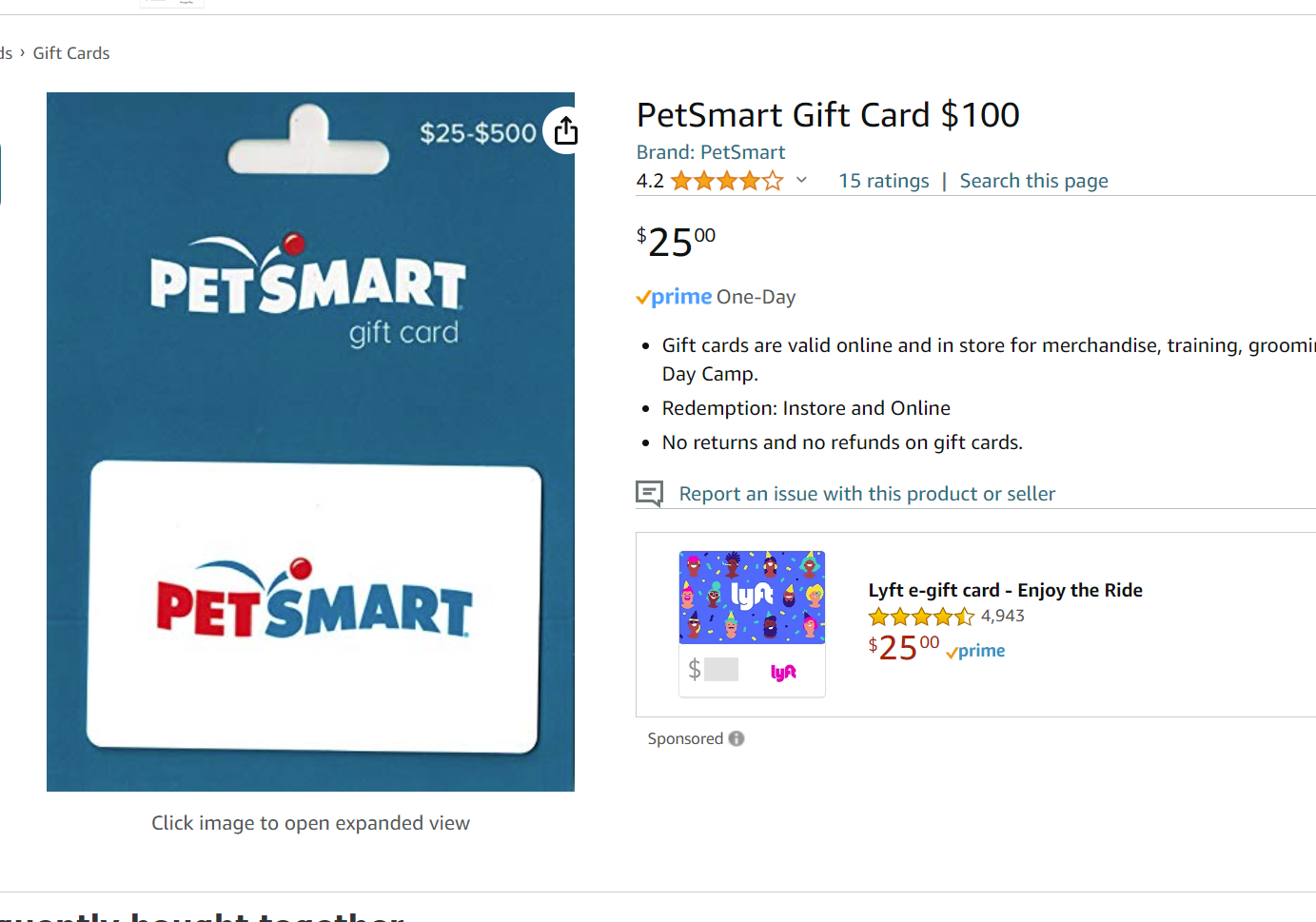 HUGE AMAZON PRICE ERROR - $100 Petsmart Gift Card For Only $25