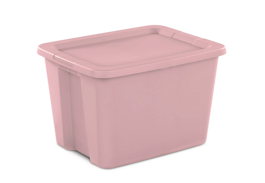 Sterilite Blush Pink 18Gal Totes ONLY $3.50!