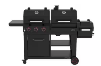 Screenshot 2024 07 17 at 16 57 38 Nexgrill Oakford 1150 Pro 3 Burner Propane Gas and Offset Charcoal Smoker Combo Grill in Black 810 0072 The Home Depot