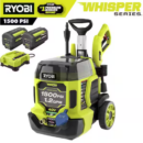 Screenshot 2024 07 26 at 20 51 28 RYOBI 40V HP Brushless Whisper Series 1500 PSI 1.2 GPM Cold Water Electric Pressure Washer w (2) 6.0 Ah Batteries and Charger RY40PW15 The Home Depot