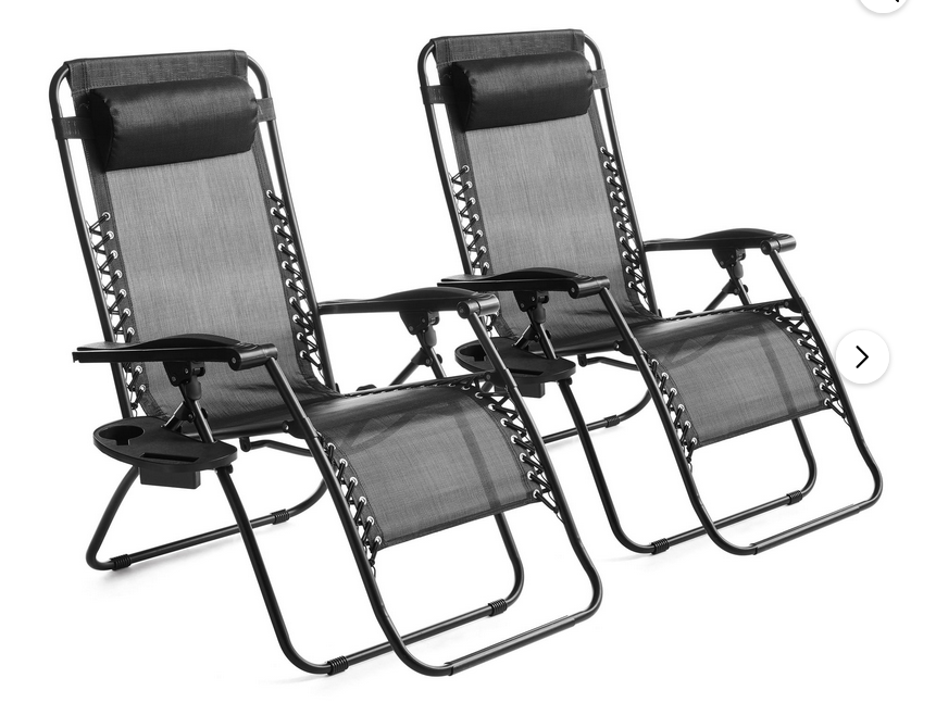 Screenshot 2024 08 10 at 15 00 58 Mainstays Zero Gravity Chair Lounger 2 Pack Black Walmart.com