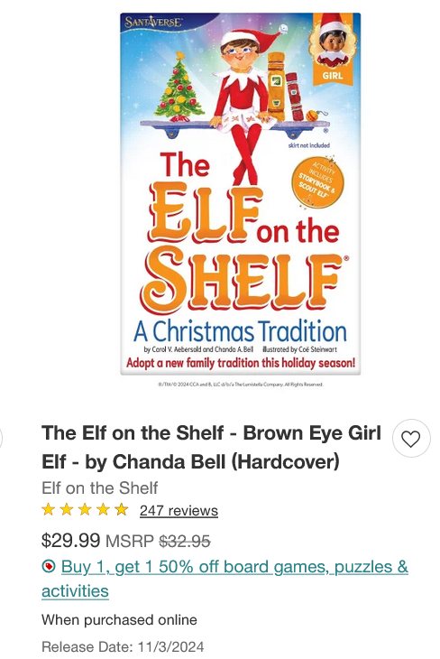 Elf On The Shelf Pre Orders NOW Buy 1 Get 1 50% OFF! Pets, Accessories, Elfs and more!