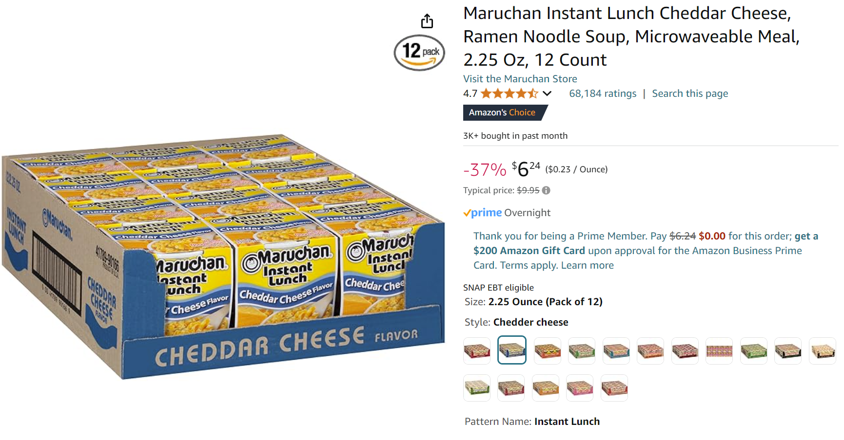 Maruchan Instant Lunch PRICE ERROR On Amazon!