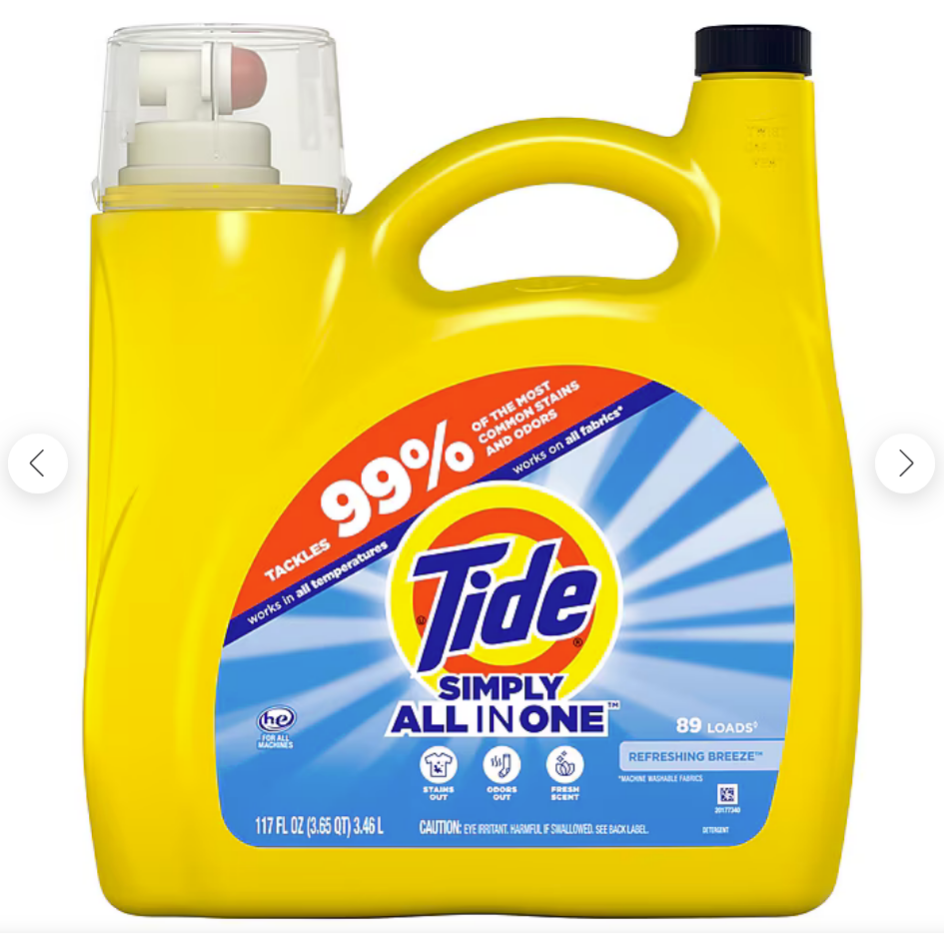 Laundry For Less- Score FREE Tide Detergent!