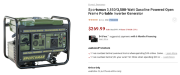 Tractor Supply Generator