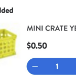 Sterilite Mini Crates Just 50 CENTS!