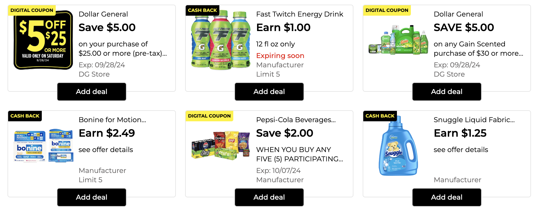 Dollar General September 28