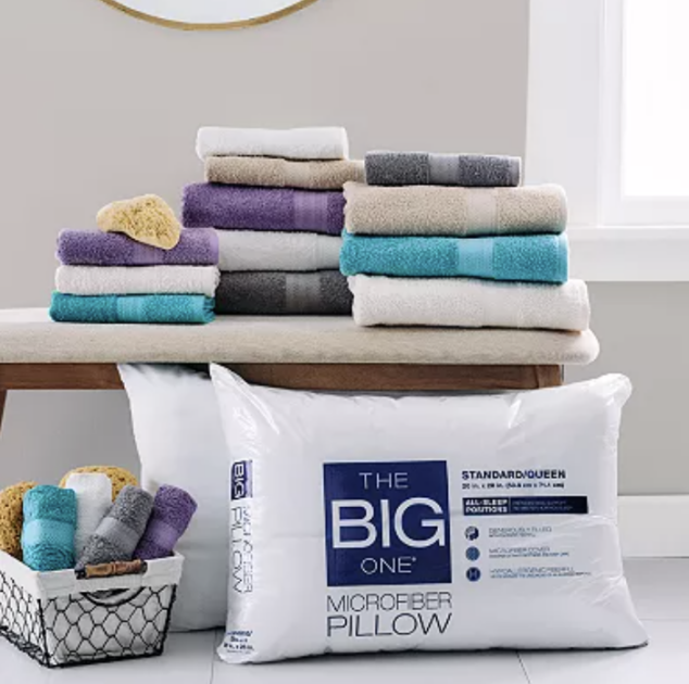 Kohls The Big One Pillow and Towels