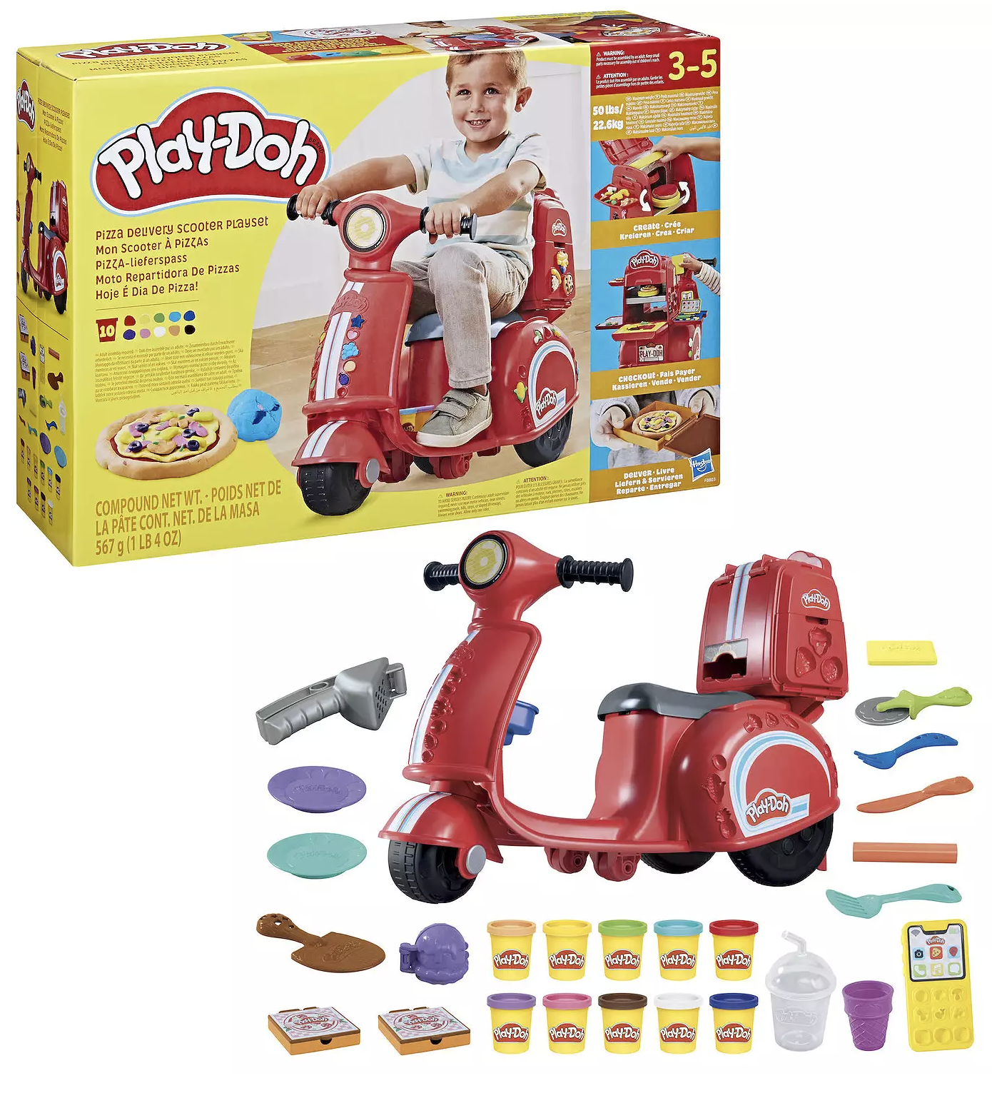 Play-doh Pizza Delivery Scooter