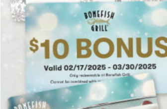 Bonefish Grill Gift Card Sale