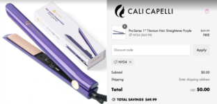 Cali capelli Free Hair straightener