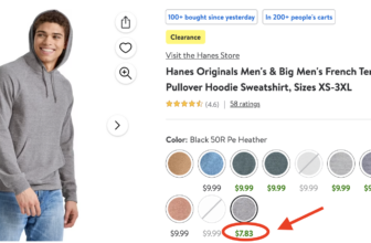 Hanes Pullover Hoodie at Walmart