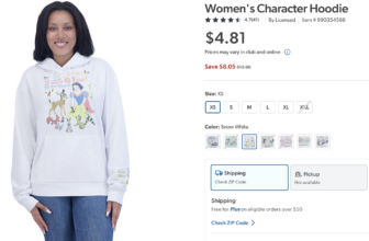 Women's Character Hoodie Sams Club