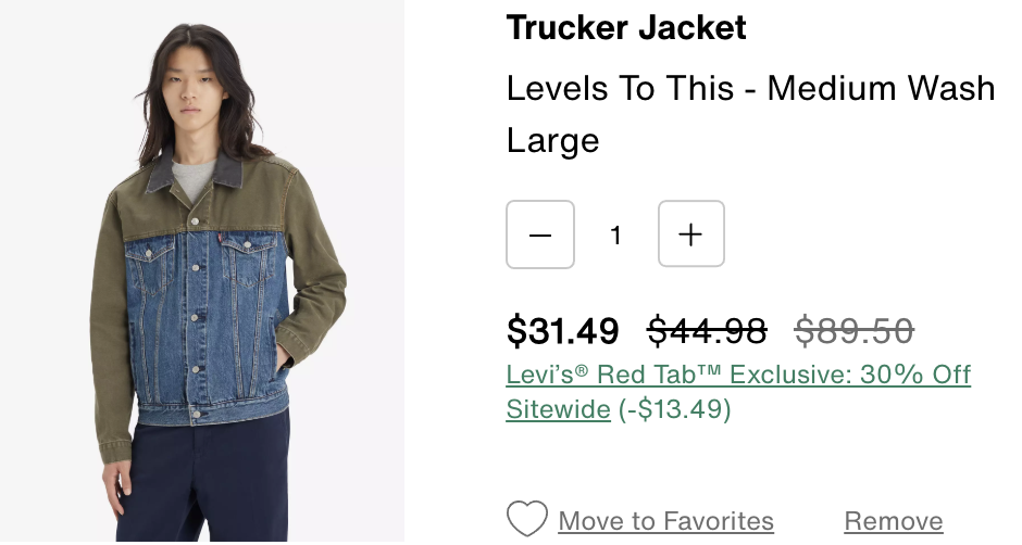 Levis Trucker Jacket