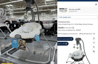 Graco Simple Sway 2-in-1 Infant Baby Swing, Emersyn