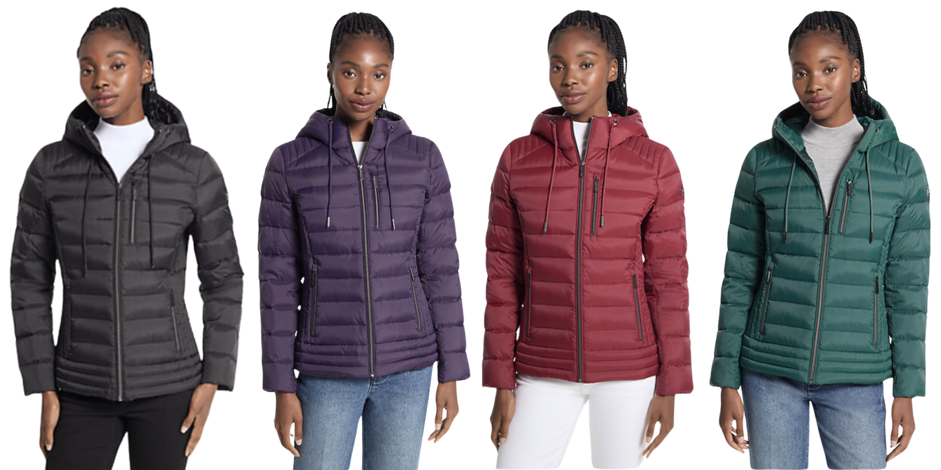 Michael Kors Hooded Puffer Jacket