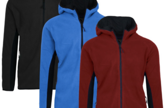 3-Pack Men's Polar Fleece Tech Zip Hoodie