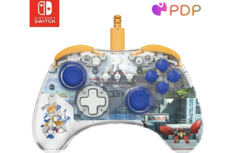 PDP REALMz Nintendo Switch Wired Pro Controller Tails Seaside