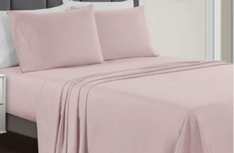 Sunham Microfiber Easy Care Solid 4-Pc. Sheet Set