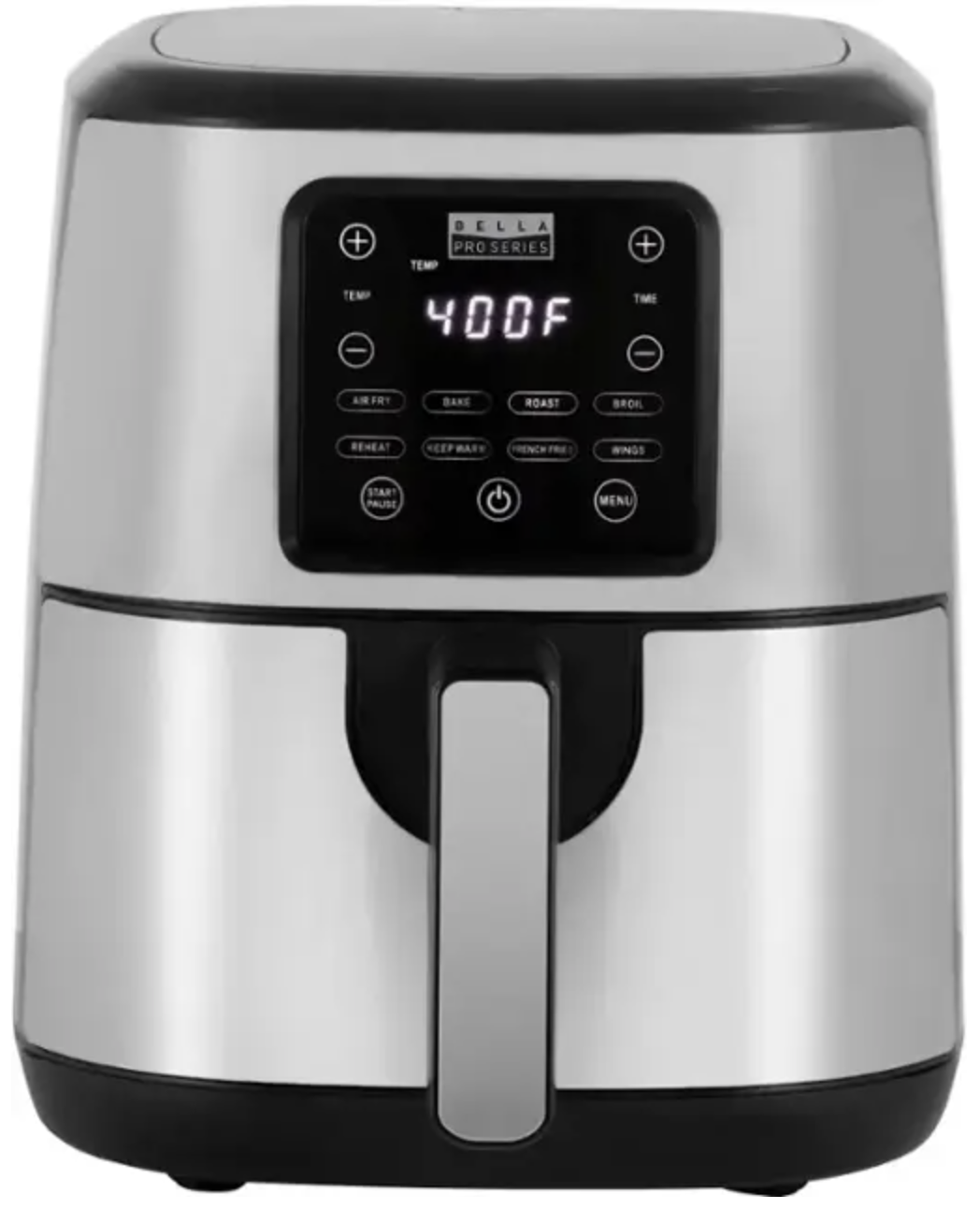 bella PRO - 4.2-qt. Touchscreen Air Fryer - Stainless Steel