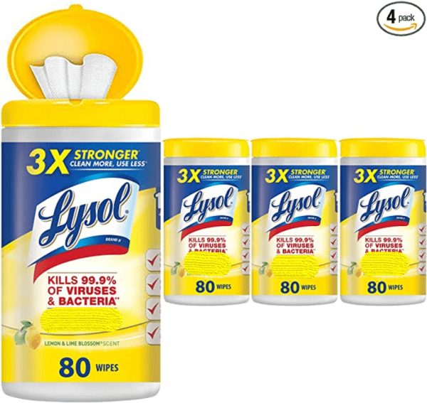 Screenshot 2020 07 26 Amazon com Lysol Disinfecting Wipes Lemon Lime Blossom 320ct Packaging May Vary Pack of 4 4X80 ... 1