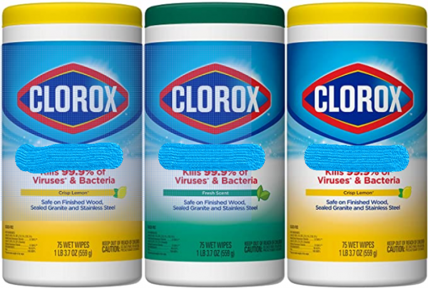 Screenshot 2020 08 05 Amazon com Clorox Disinfecting Wipes Value Pack 75 Ct Each Pack of 3 Package May Vary Health Pers...