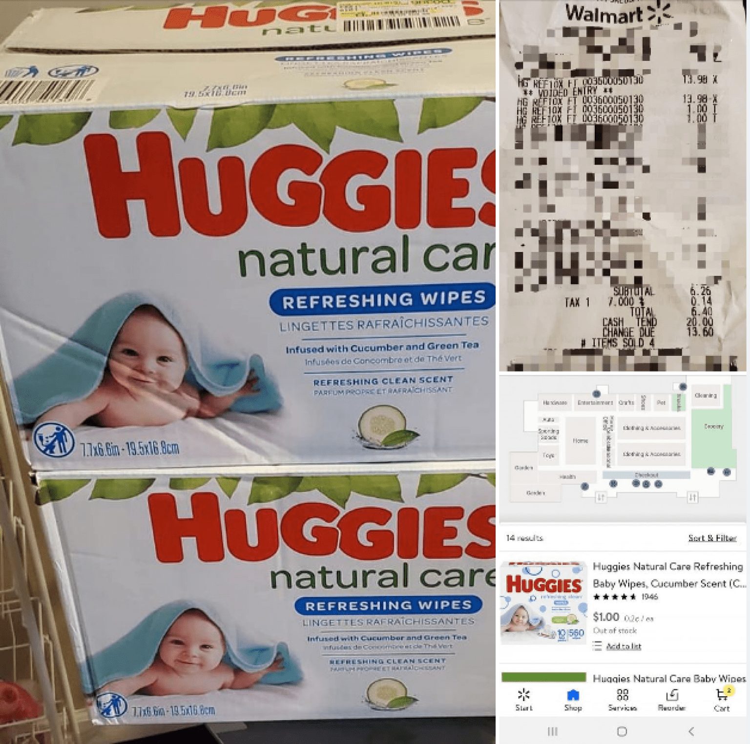 Huggies Wipes BIG BOX Only $1 at Walmart!!!!!!!! Screenshot 2020 09 01 Facebook Groups 1536X1524 1 1