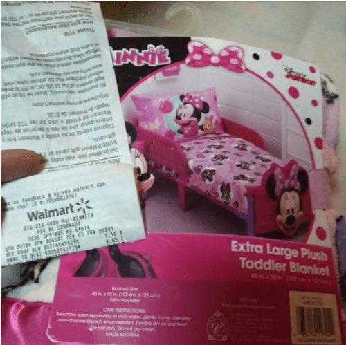Minnie Mouse Blanket~UNMARKED CLEARANCE!!!!