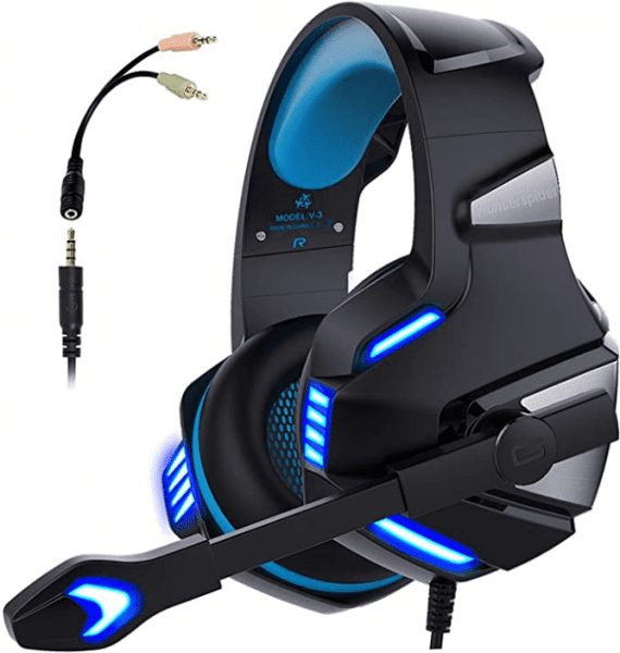 Screenshot 2020 10 13 Amazon com Micolindun Gaming Headset for Xbox One PS4 PC Over Ear Gaming Headphones with Noise Can...